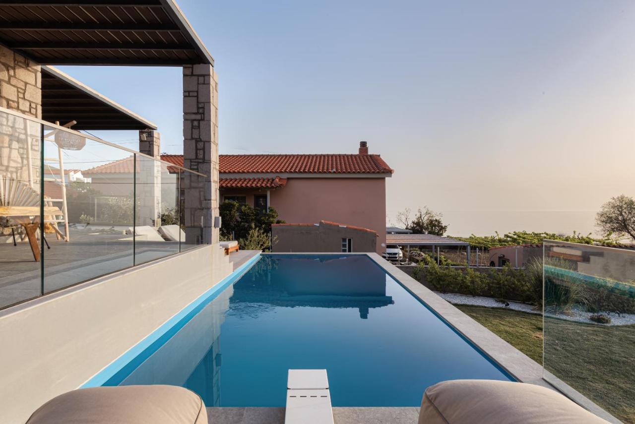 Lemnosthea Luxury Villas Agios Ioannis Kaspaka Extérieur photo