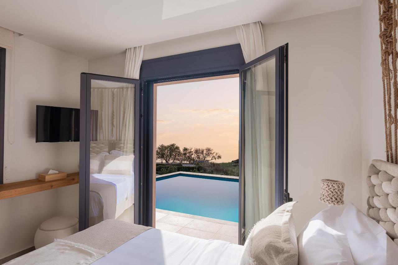 Lemnosthea Luxury Villas Agios Ioannis Kaspaka Extérieur photo