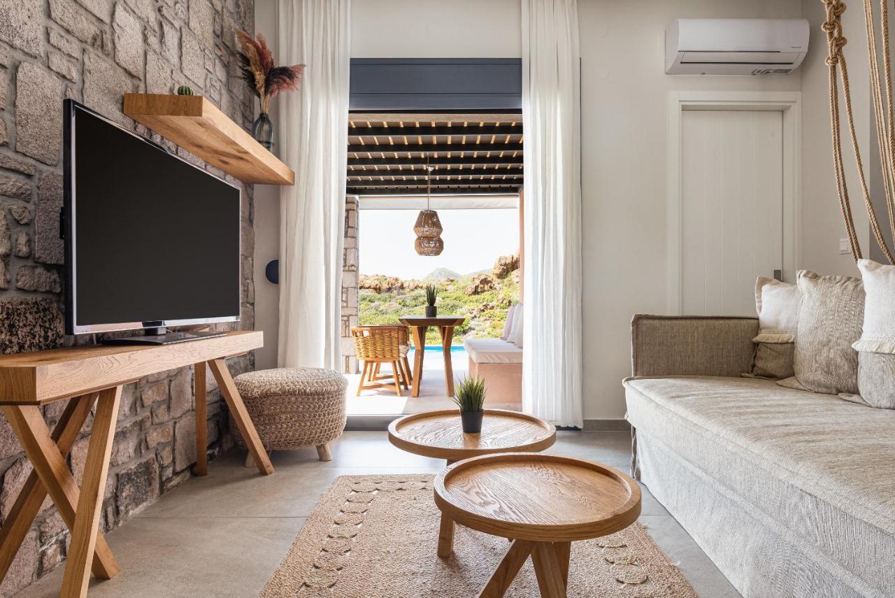 Lemnosthea Luxury Villas Agios Ioannis Kaspaka Extérieur photo