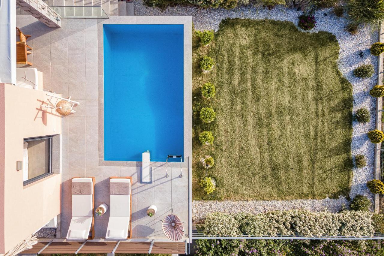 Lemnosthea Luxury Villas Agios Ioannis Kaspaka Extérieur photo