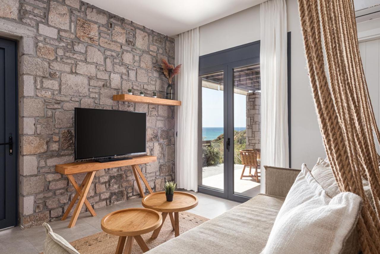 Lemnosthea Luxury Villas Agios Ioannis Kaspaka Extérieur photo